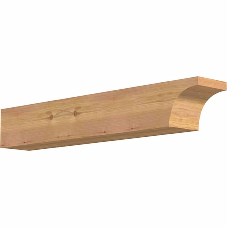Ekena Millwork Huntington Smooth Rafter Tail, Western Red Cedar, 5 1/2"W x 6"H x 36"L RFT06X06X36HUN00SWR